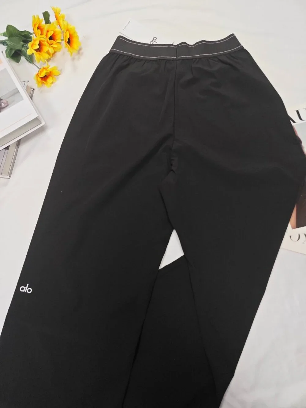 Alo Yoga Suit Up Trouser Black✅Effortless Everyday Pants NWT